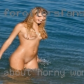 About horny woman