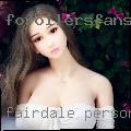 Fairdale, personals